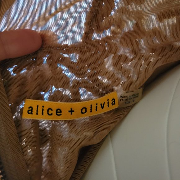 ALICE + OLIVIA Nika Sequins Mini Cocktail Dress - Picture 7 of 7